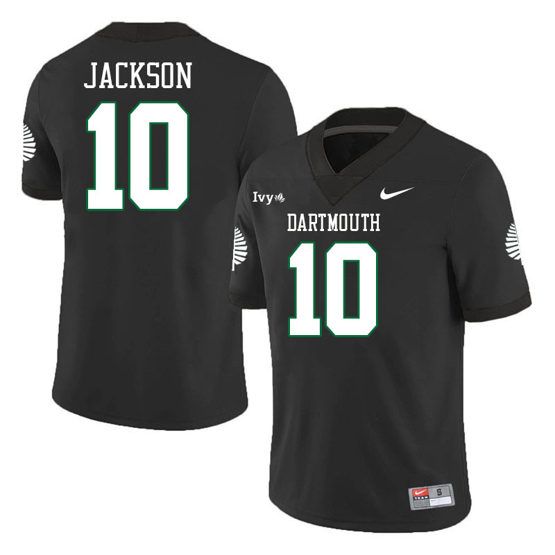 Dartmouth Big Green #10 Desmin Jackson College Football Jerseys,Uniforms Stitched-Black
